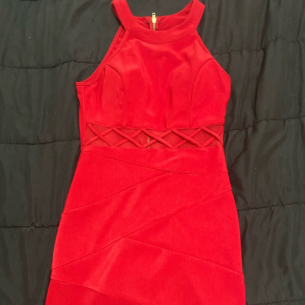Red dress